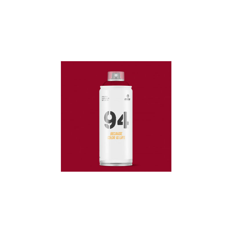 

Spray Montana 94 |Acabado Mate | Rojo Clandestino 400ml - Montana Colors