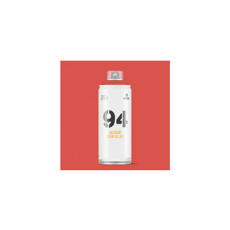 

Spray Montana 94 |Acabado Mate |Rojo Fiebre 400ml - Montana Colors