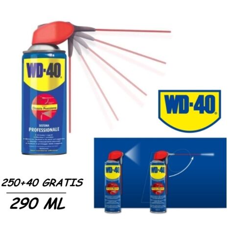 Spray multifunzione/Lubrificante/Sbloccante/Pulitore spray 250+40ml - WD-40