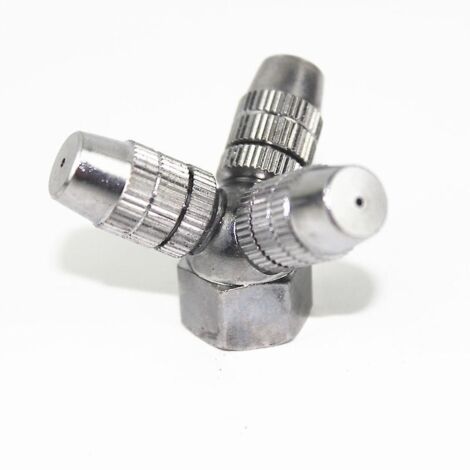 Spray Nozzle - 5pcs 3 Heads G1/4in Female Thread Garden Misting Nozzle Spray Head for Garden Agricultural Use