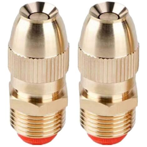 Spray Nozzle Copper Atomizing Mist Nozzle for Irrigation 2Pcs Garden Watering