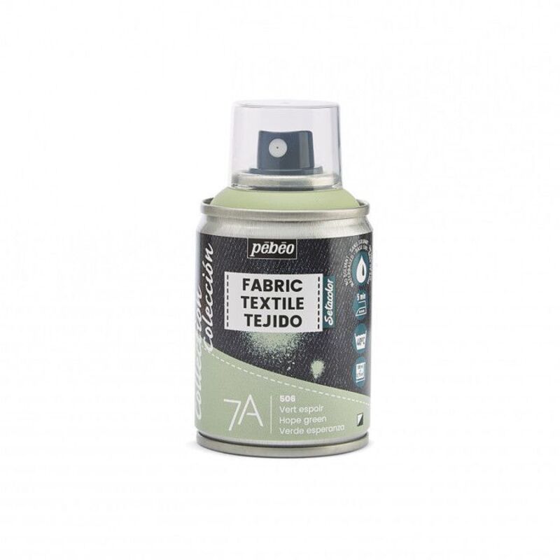 SPRAY Pebeo 7A HOPE GREEN peinture textile 100ml aérosol textile 506