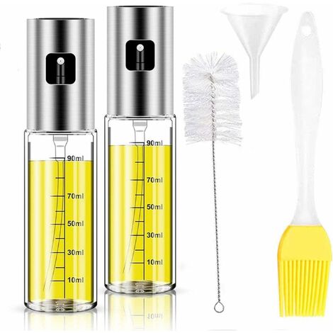 Set Kit da viaggio con 4 flaconi da 80 ml e imbuto in custodia trasparen