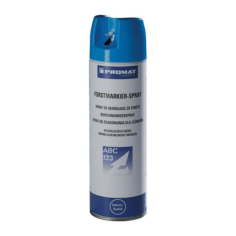 Image of Spray per segnaletica forestale blu neon Bomboletta spray da 500 ml PROMAT CHEMICALS (Per 6)