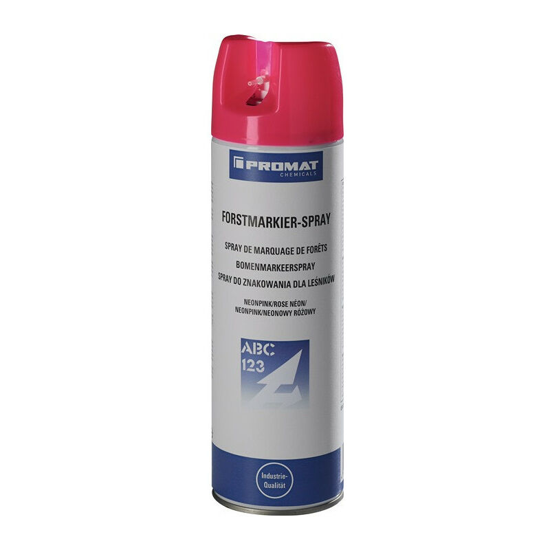 Image of Spray demarcatore forestale rosa neon Bomboletta spray da 500 ml PROMAT CHEMICALS (Per 6)