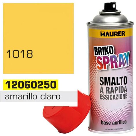 spray pintura amarillo claro zinc 400 ml.