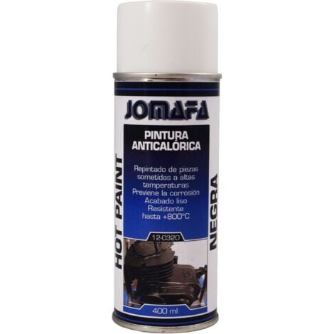SPRAY PINTURA ANTICALORICA NEGRA 800 º,  400ml