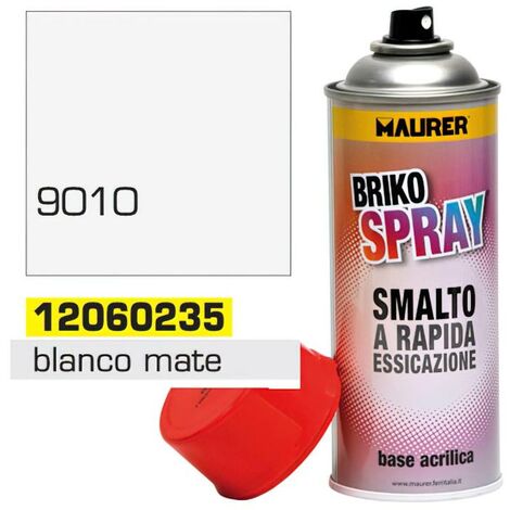 spray pintura blanco mate 400 ml.