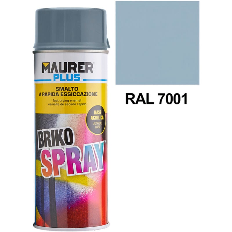 

Spray pintura gris plata 400 ml.