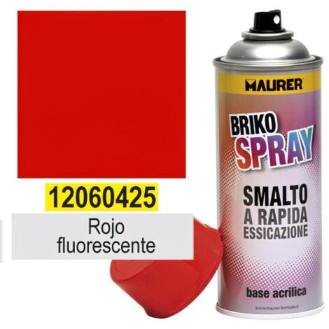 Spray Pintura Rojo Fluorescente 400 ml.