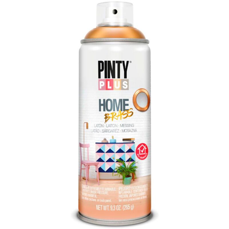

SPRAY PINTYPLUS HOME BASE AGUA 400 ML | COLOR: HM439 Latón - HM439 Latón