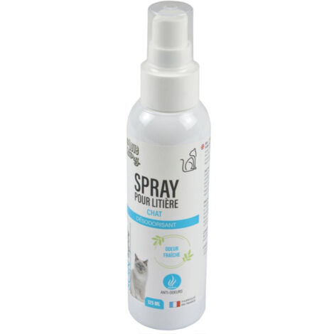 Spray pour Litière "Huiles Essentielles" 125ml Blanc