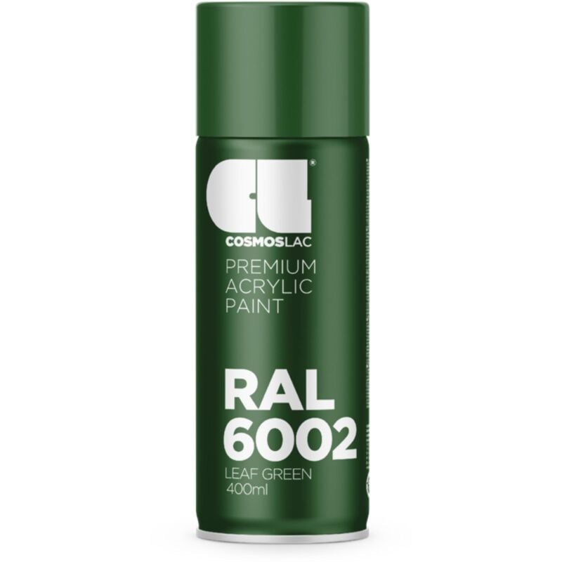 

SPRAY PREMIUM ACRYLIC BRILLANTE RAL 400 ML | RAL: RAL 6002 Verde hoja - RAL 6002 Verde hoja