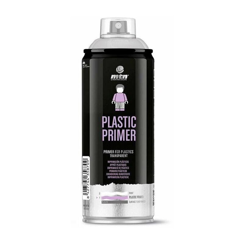 

Spray de pintura imprimación para plásticos Pro 400ml Montana
