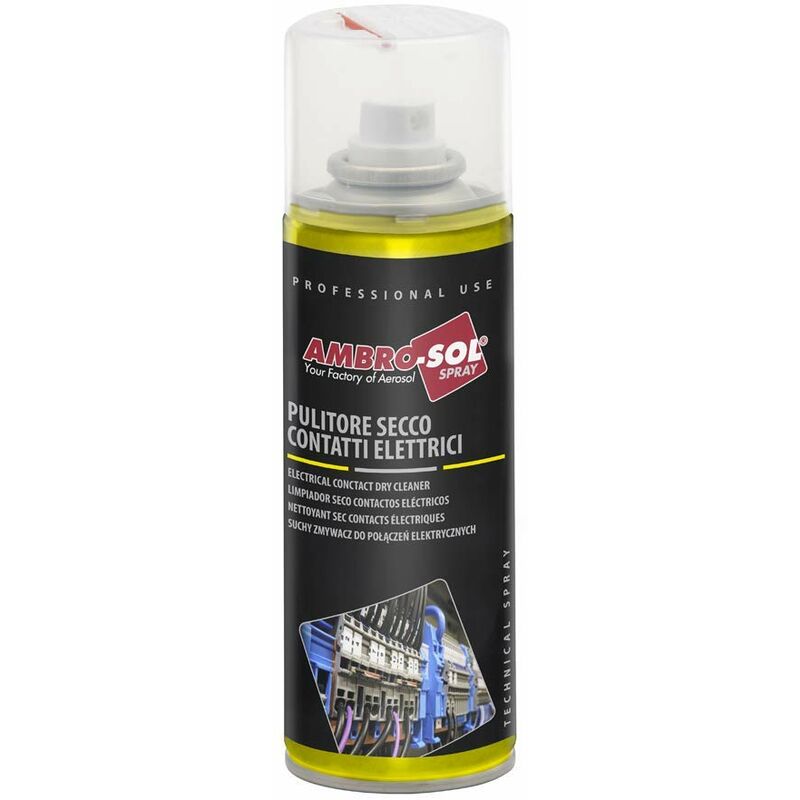 Pulitore Secco Contatti Elettrici Rimuove Umidita' Sostanze 200 Ml ...