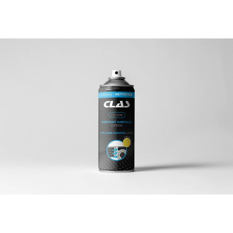 Spray purifiant conduits d'air et habitacle 400ml Citron - CO 1074 - CLAS Equipements