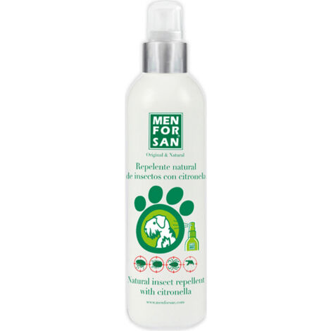 Spray repelente de insectos MENFORSAN para perros - 250ml
