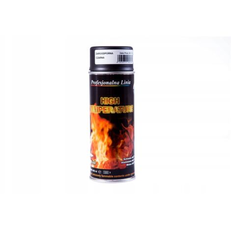 Spray resistente al calor 400 ml negro 9011 - MTP ZA CZ