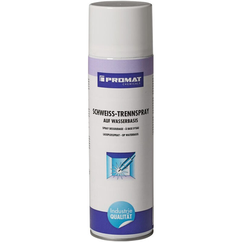 Spray séparateur de soudure à base d'eau 400 ml bombe aérosol PROMAT CHEMICALS (Par 12)