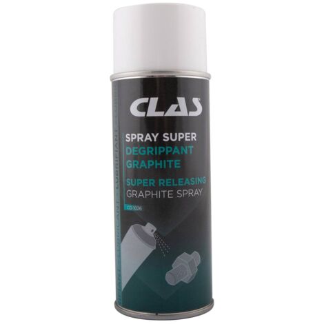 Spray super dégrippant graphite 400ml - CO 1026 - CLAS Equipements