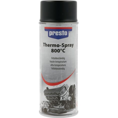 Spray termico professionale 800°C nero 400 ml aerosol