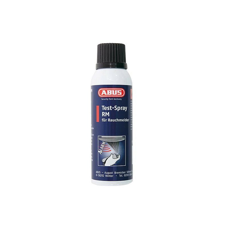 Abus - Spray test 125 ml pour controle detecteur de fumée