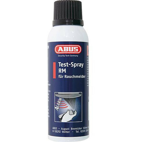 Spray test 125 ml pour controle detecteur de fumée