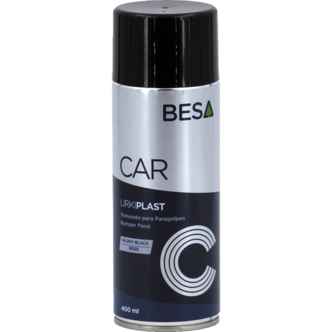 Spray texturado para paragolpes URKI-PLAST 400ML BESA | Negro 9005