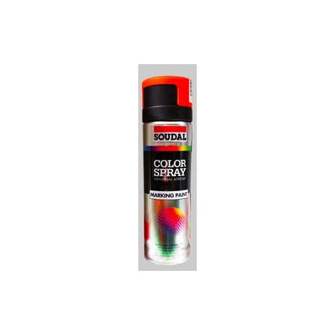 Spray tracciante fluorescente soudal 500 ml - giallo conf. da 6 pz