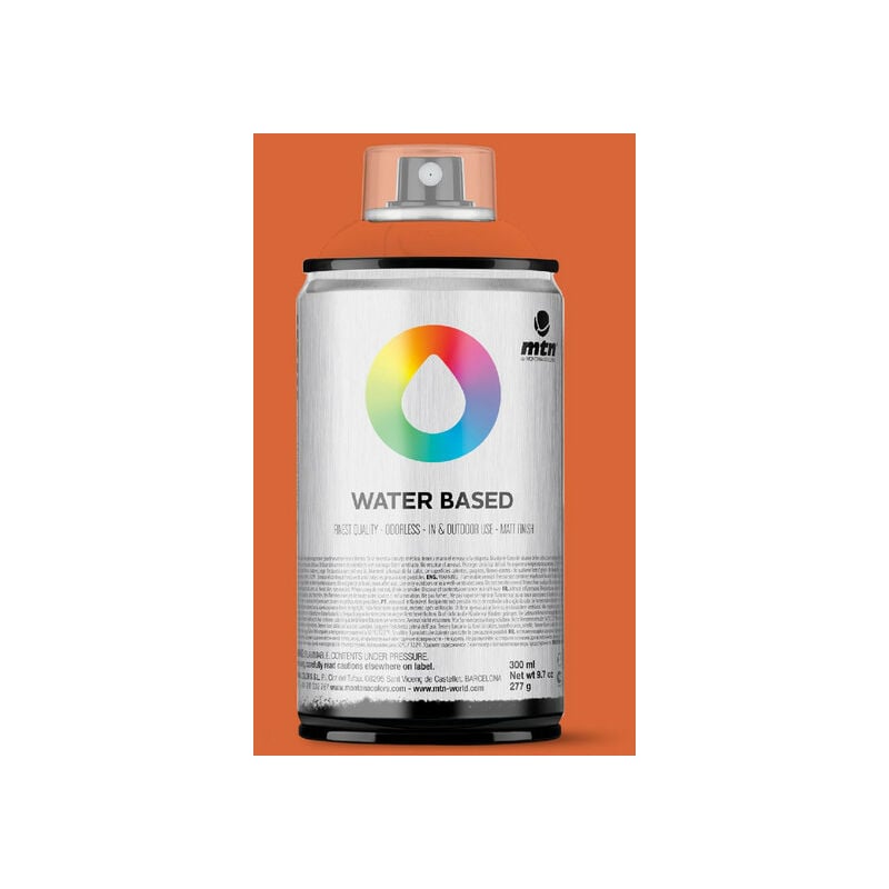 

Spray Base Agua 300ml Azo Orange - Montana Colors