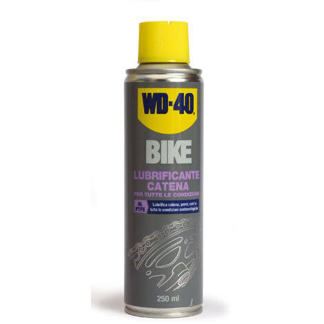 SPRAY WD-40 LUBRIFICANTE CATENA BICI IN TUTTE LE CONDIZIONI ml. 250