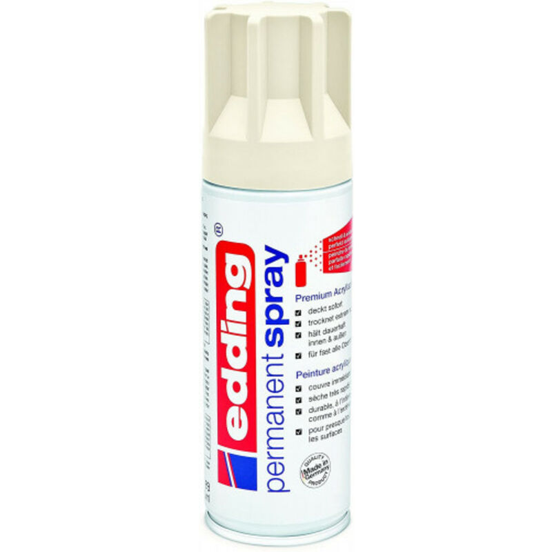 Image of Spray white crema opaco. Edding 5200-921