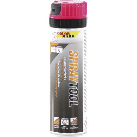 Spraytool Markierungsspray neonpink Sprühfarbe Farbspray für Baustellen 500 ml
