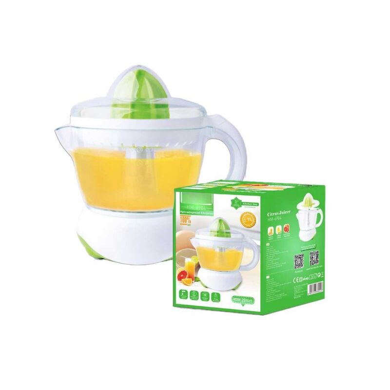 Image of Hoomei - Spremiagrumi Automatico da 25W Estrazione Efficiente Capacità 0.7L Coni Multipli per Spremuta Arancia Elettrico Succo di Frutta Verde