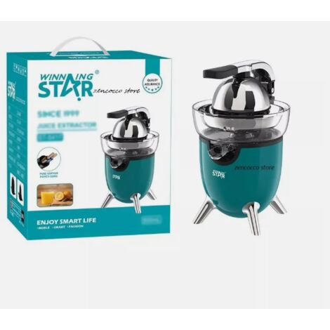 Spremiagrumi Elettrico 100W Filtro In Acciaio 2 CONI Rimovibili Leva Pressione