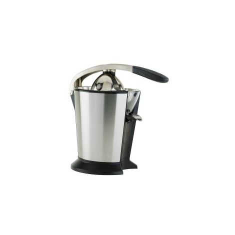 Spremiagrumi Elettrico RGV Arancia Express con Leva, Potenza 120 Watt, Design Silver