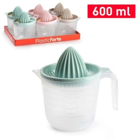 Spremiagrumi Manuale in Plastica con Caraffa Vari Colori