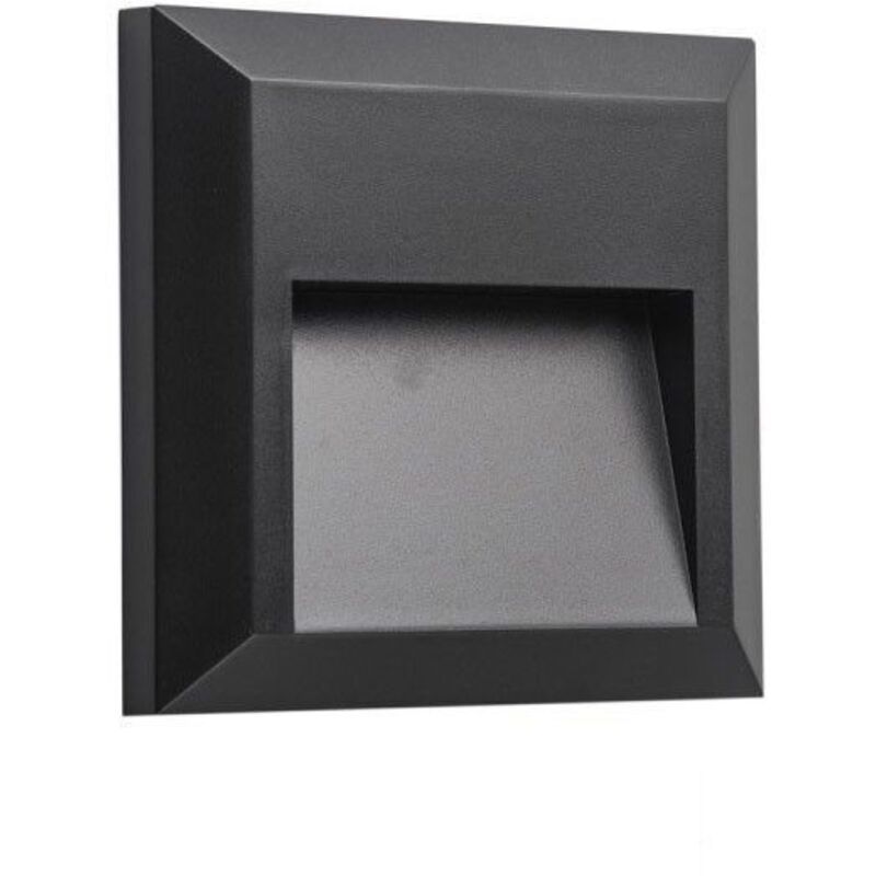 Spring Applique Balisage Nera 1,6W Eq 20W IP65 Température de Couleur: Bianco neutro 4000K