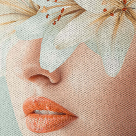 Spring Coming -  Quadro Canvas Contemporaneo su telaio in legno - Misura: 140x100 cm