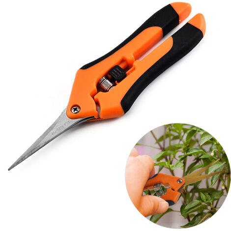 Spring Garden Scissors Garden Pruning Scissors Stainless Steel Pruning Tool