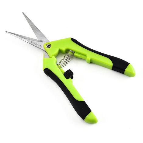 Spring Garden Scissors Garden Pruning Scissors with Non Slip Handle Stainless Steel Pruning Tool