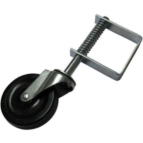 Spring Loaded Gate Wheel 4" x1 (Heavy Duty Sliding Fence Support Jockey Door 100MM)