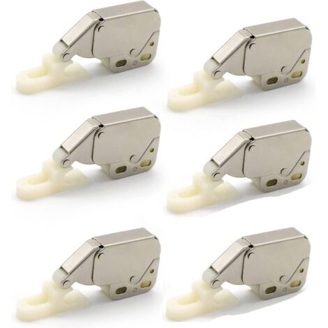 Spring Mini Latches,6PCS Mini Automatic Spring Catch,Spring Latches,Spring Lock Latch Mini Cabinet Latch Mini Latch for Kitchen Cabinet Door