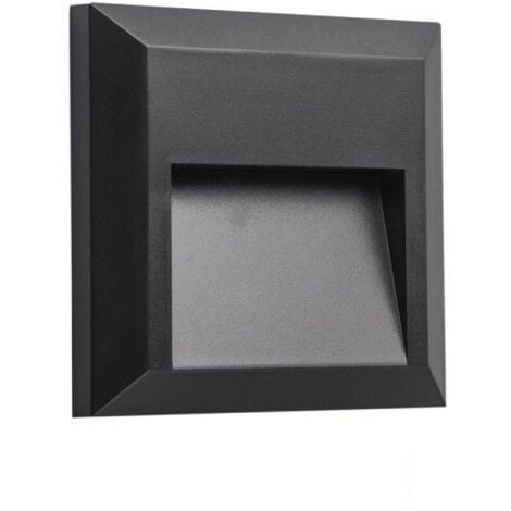 SPRING Wall Light Balisage Schwarz 1,6 W Äq. 20 W IP65  Farbtemperatur: Warmweiß 3000K