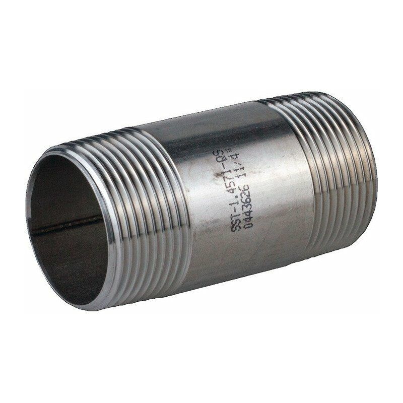 

Niple de tubo doble EN 10226-1 NPS 2 pulgadas 100 mm SPRINGER (Paquete de 5)