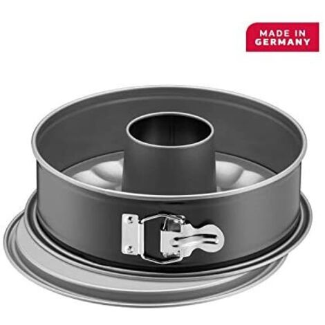 Springform Inspiration mit Rohrboden 8cm Ø26cm schwarz 2teilig