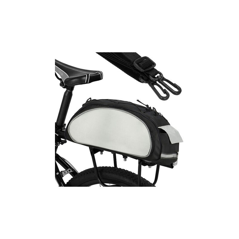 Springos Fahrradtasche Für Gepäckträger Einfachtasche Hinterradtasche 21 X 40 Cm