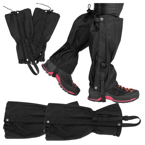 SPRINGOS Gemaschen Outdoor Einstellbare Gamaschen 1 Paar zum Fahrrad fahren Trekking Wanderungen im Schnee