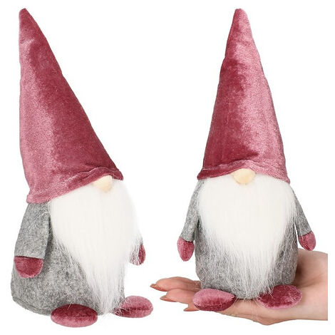 SPRINGOS Weihnachtswichtel Weihnachtszwerg 25 cm Skandinavischer Zwerg stehende Figur Weihnachtsdekoration Weihnachtsschmuck