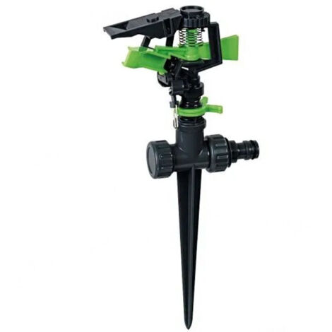 Sprinkler on plastic stake